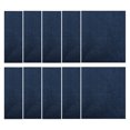 thumbnail image 1 of Furnish My Place Modern Plush Solid Navy Color Rug - Pets and Kids Friendly Rug, Indoor/Outdoor Mat, Area Rugs Great for Kids, Pets, Event, Living Room, Made in USA, 2' x 2' Square - Set of 10, 1 of 10