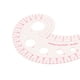 thumbnail image 3 of Regla de costura curva, 5 piezas Regla de curva triangular Regla triangular Regla de patrón triangular Confiabilidad excepcional, 3 of 14