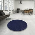 thumbnail image 4 of Ahgly Company Machine Washable Indoor Rectangle Transitional Night Blue Area Rugs, 2' x 4', 4 of 7