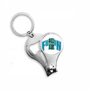 fujian city province nail nipper key chain bottle opener clipper