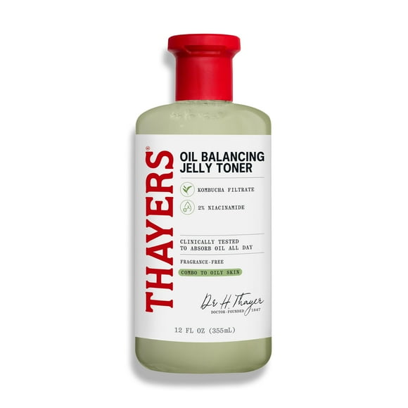 Tónico facial Thayers, gel refrescante y equilibrante con aceite, 355 ml
