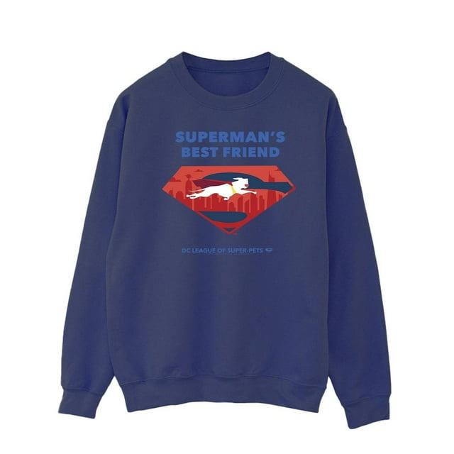 DC Comics Mens DC Comics DC League Of Super-Pets Superman's Best Friend Sweatshirt