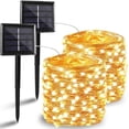 thumbnail image 1 of Guirnalda de luces solares BHCLIGHT, paquete de 2 unidades, 44 m, 400 LED, impermeables, 1 of 7
