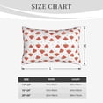thumbnail image 4 of Lsque Hand Drawn Watermelon Pattern Pillow Case – Soft & Cozy Throw Pillow Cover, Hypoallergenic Cushion Case for Sleeping Women with Envelope Closure-14"x20", 4 of 6
