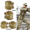 thumbnail image 3 of Soidarity Rodillera para acampar al aire libre, rodillera con correas ajustables, coderas antideslizantes, rodillera protectora, equipo de seguridad para Camuflaje Soidarity OD027064-04, 3 of 6