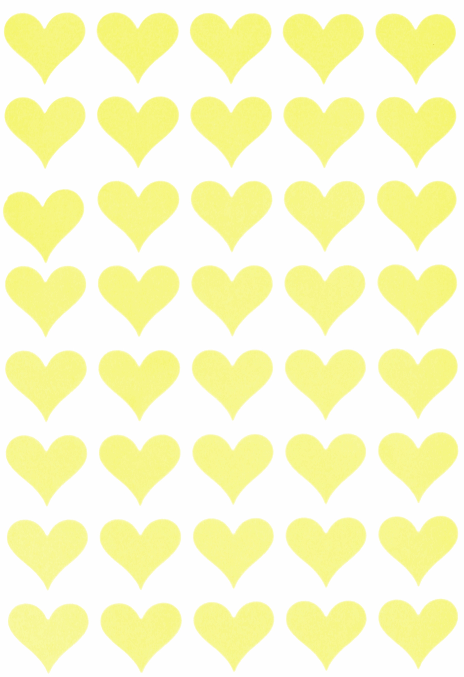 Royal Green 19MM Pastel Yellow Heart Stickers for Arts and Crafts  Decorative Envelope Seals for Invitations, Party Favors, and Crafts 1000  Pack 