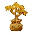 thumbnail image 1 of Árbol del dinero de estilo chino, adorno artificial en maceta con piedras preciosas doradas para escritorio EstiloC, 1 of 7