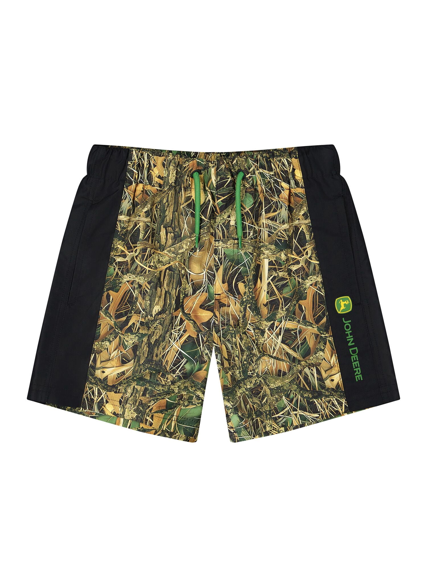 John Deere Boy’s Leaf Camo Blocked Boardshort, 1 Pack Size 4-16