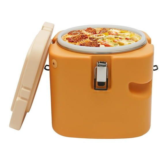 TFCFL 2.5 Gal Insulated Soup Container Commercial Food Warmer Soup Carrier Hot Cold Food Server with Cover