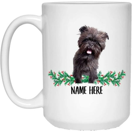 

Funny Personalized Text Gifts Affenpinscher Brown Custom Name Christmas 2022 Gifts White Coffee Mug White 15oz