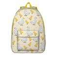thumbnail image 1 of Cute Rooster and Hen Canvas Bookbag – Lightweight School Backpack with Large Capacity, Comfortable Carrying, and Anti-theft Features Perfect for Female Professionals, Travelers, and Students, 1 of 3