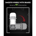 thumbnail image 5 of Trilenars 4PC Car Dolly,3000LBS Capacity Wheel Dolly,Car Tire Wheels Cart Moving Cars,Vehicle with 360° Rotational Wheel, 5 of 6