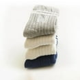 thumbnail image 5 of Toddler Socks Unisex Baby Crew Socks Striped Stretchy Cotton Socks Ankle Socks for Newborn Infant Boys Girls 0-5 Years, 5 of 9