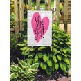 thumbnail image 2 of JSDART She Said Yes Engagement Bride Greeting Hand Lettering Big Red Garden Flag Decorative Flag House Banner 28x40 inch, 2 of 2