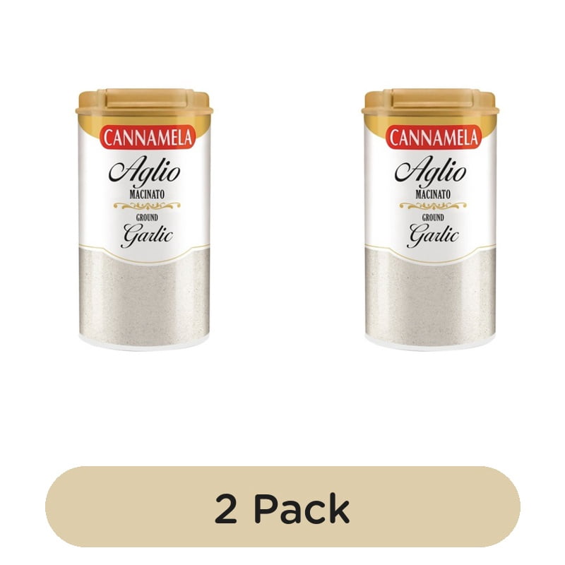Cannamela Garlic Powder 100g, British Import (Pack of 2)