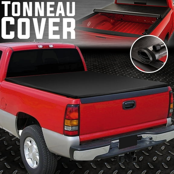 Nuvision for 99-07 Chevy Silverado GMC Sierra 6.5Ft Bed Soft Vinyl Roll-Up Tonneau Cover