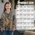 thumbnail image 7 of Uorisanigo Girls Half Zip Sweatshirt Fashion Long Sleeve Pullover Top Fall Spring Outfits Clothes Oversized Camo Hunting Print Quarter Zipper Cropped Sweatshirt for Sports and Daily Wear, 7 of 7
