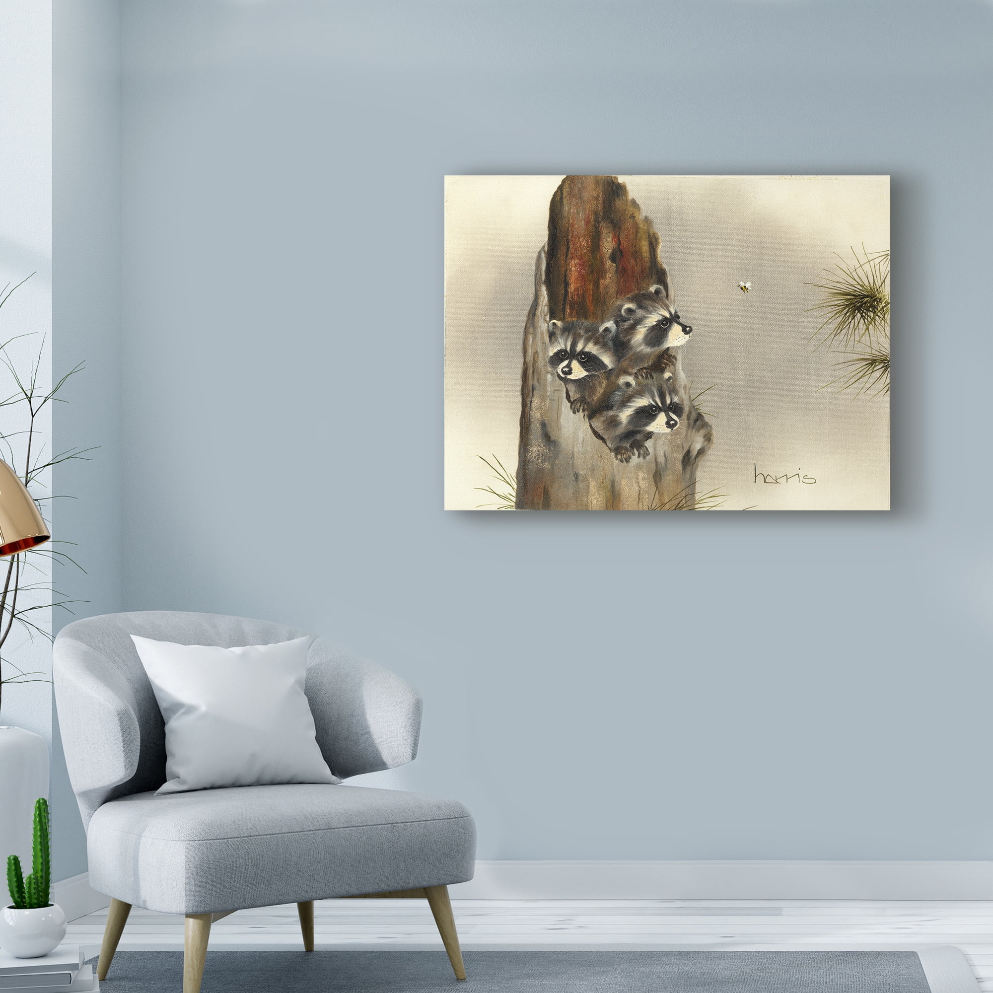 Trademark Fine Art 'Aint Misbehaving Yet' Canvas Art by Peggy Harris