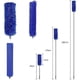 thumbnail image 2 of 3 Pcs Staubwedel Teleskop Mikrofasern ,Waschbar Staubwischer Staubbesen Extra lang Eausziehbar StaubbRste Zur Decken Spinnweben und Staub Edelstahl Te, 2 of 5