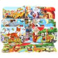 thumbnail image 2 of Pieces Of Wooden Puzzle Iron Boxed Cartoon Animal Colorful Children's Toys Early Education Baby Puzzle heqiyong LED, 2 of 2