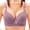 Pink, variant on Women Floral Lace V Neck Underwire Push Up Bra Front Bow Adjustable Wide Straps Soft Nylon Spandex High Elastic Support Lingerie for Daily Party White 4XL