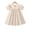 Apricot, variant on 3T Baby Girls Dress 4T Girls Short Sleeve Dress Peter-Pan Collar Bubble Sleeve Toddler Girls Summer Floral Dress Apricot