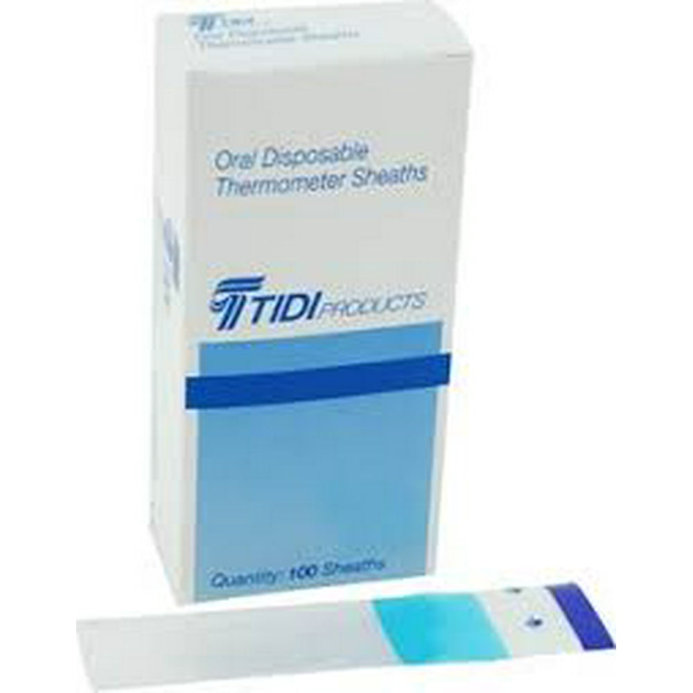 Tidi Digital Oral Thermometer Sheaths 100/BX