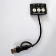 thumbnail image 3 of Tarjeta De Sonido Usb Tipo C Adaptador de sonido USB externo Plug and Play con conector de micrófono AUX para PC móvil Karaoke Ndcxsfigh Para estrenar, 3 of 8