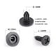 thumbnail image 3 of Sidaley 100 unids/set reemplazo para Corolla/Honda Civic Accord remaches de plástico paneles de puerta retenedor sujetador Auto sujetador Clip Vehículos, repuestos y accesorios Mis Sidaley VI0974-00B, 3 of 6