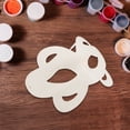 thumbnail image 4 of Unique Bargains 1 Pce Masque de Fête Fleur Papillon Pâte Blanche, 4 of 5