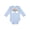 AE-Light Blue, variant on Inktastic Rainbow with Clouds Boys or Girls Long Sleeve Baby Bodysuit