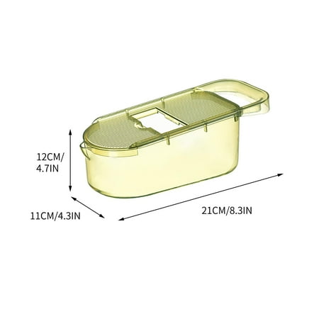 Yatlte Kitchen with Safe Mandoline Slicer Adjustable Settings for Various Food Preparations Including Vegetable Chopping And Potato Fry Cutting Removable Draining Basket