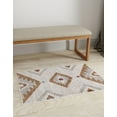 thumbnail image 3 of Rugs.com Eco Southwestern Collection Rug – 2' x 3' Ivory Medium Rug Perfect For Entryways, Kitchens, Breakfast Nooks, Accent Pieces, 3 of 9