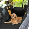 thumbnail image 3 of Gymax Dog Car Seat Cover for Back Seat w/ Mesh Windows Waterproof & Scratch-proof, 3 of 10