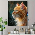 thumbnail image 4 of Ginger Cat Canvas Print, Cat Portrait Wall Art for Living Room Bedroom Office Cafe Hotel Home Decor, 4 of 8