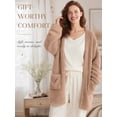 thumbnail image 6 of DAKIMOE Sleep Cardigans Robe Bed Jackets for Women Toasty Cozy Sherpa Coat Cloud-Soft House Jacket Loose Oversized Fleece Fuzzy Outwear, S-XXL, 6 of 9