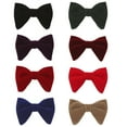 thumbnail image 4 of Ruiboury Nœud Papillon Grand Application Mode Velours Mariages et Fêtes Plusieurs Couleurs Rouge, 4 of 6