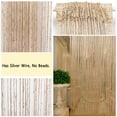 thumbnail image 2 of LELINTA 2m x 1m Window Tassel Drapery Bead or Silver Wire String Curtain Straight Line Tassel Panel Divider Decoration-Seventeen Styles to Choose for You, 2 of 5