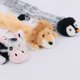 thumbnail image 3 of 3 Piezas de Simulación Animal 45cm Juguete de Peluche para Mascotas Mapache Ardilla Concha de Cuero Productos para Mascotas, 3 of 5