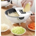 thumbnail image 4 of 2 in 1 Vegetable Fruit Washing Rotating Colander Drain Basket With Handle  Colander for Kitchen  Kitchen Accessories  Kitchen Gadget  Fruit Vegetable Cleaning Gadgets, 4 of 5