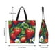 thumbnail image 5 of Fotbe Strawberry2 Bolsa Tote Estética de Lona con Estampado para Mujer - Bolsa Reutilizable de Hombro Casual para Vacaciones, Compras, Trabajo y Gimnasio, 5 of 8
