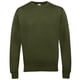 thumbnail image 1 of Awdis - Sudadera lisa con cuello redondo Unisex (Verde Oliva), 1 of 2