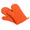 Orange, variant on 2 Pack Oven Mitts Professional Heat Resistance Kitchen Oven Soft Cotton Gloves for Grilling Cooking Microwave BBQ Baking, with Soft Inner Lining