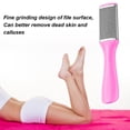 thumbnail image 2 of Hi,Fancy Foot File Stainless Steel Dead Skin Callus Removal Plastic Handle Scraper Professional Portable Household Pedicure Beauty Pink, 2 of 6