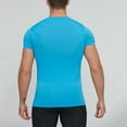 thumbnail image 4 of fatyb Workout Shirts for Men Quick Dry Muscle Stretch T-Shirts Short Sleeve Athletic Tee for Running, 4 of 7