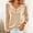*Beige, variant on Women's Chiffon Velvet Trim Silver Foil Mesh Long Sleeve Draped Cowl Neck Top Purple,Womens Plus S