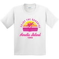 thumbnail image 3 of Inktastic Summer Enjoy the Sunshine Amelia Island Florida in Pink Youth T-Shirt, 3 of 5