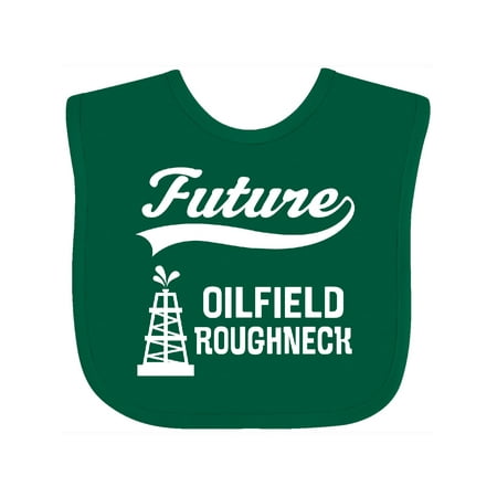 

Inktastic Future Oilfield Roughneck Gift Baby Boy or Baby Girl Bib