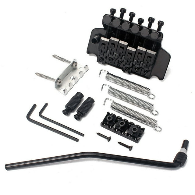 Système de Tremolo Verrouillable Double Rouleau Pont Pièces de Guitare Électrique pour Floyd Rose