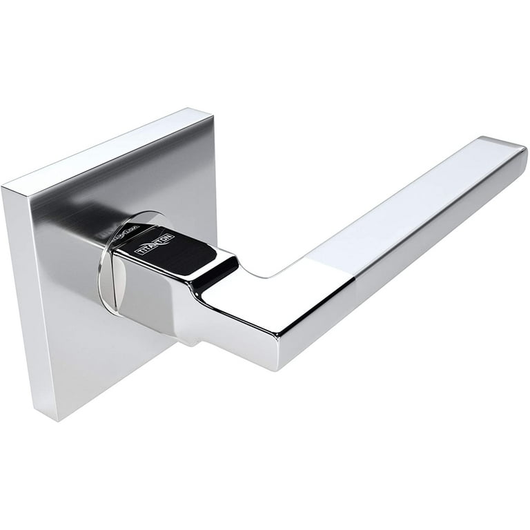 TITANTON 1713 Inactive Door Handle Door Lever in Satin Chrome Polished Chrome Finish Dummy Right